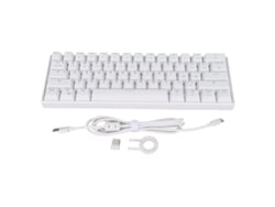 Teclado Mecânico Readson 61 Teclas Rgb Retroiluminado 3 Modos Sem Fio Axi Red Ergonômico Para Home Office