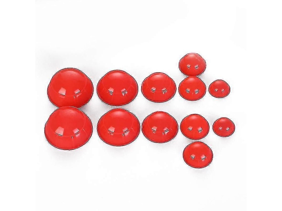 Fasst-12 Piezas Juego De Ventosas De Silicona Profesional Para Terapia De Ventosas Masaje Vacío