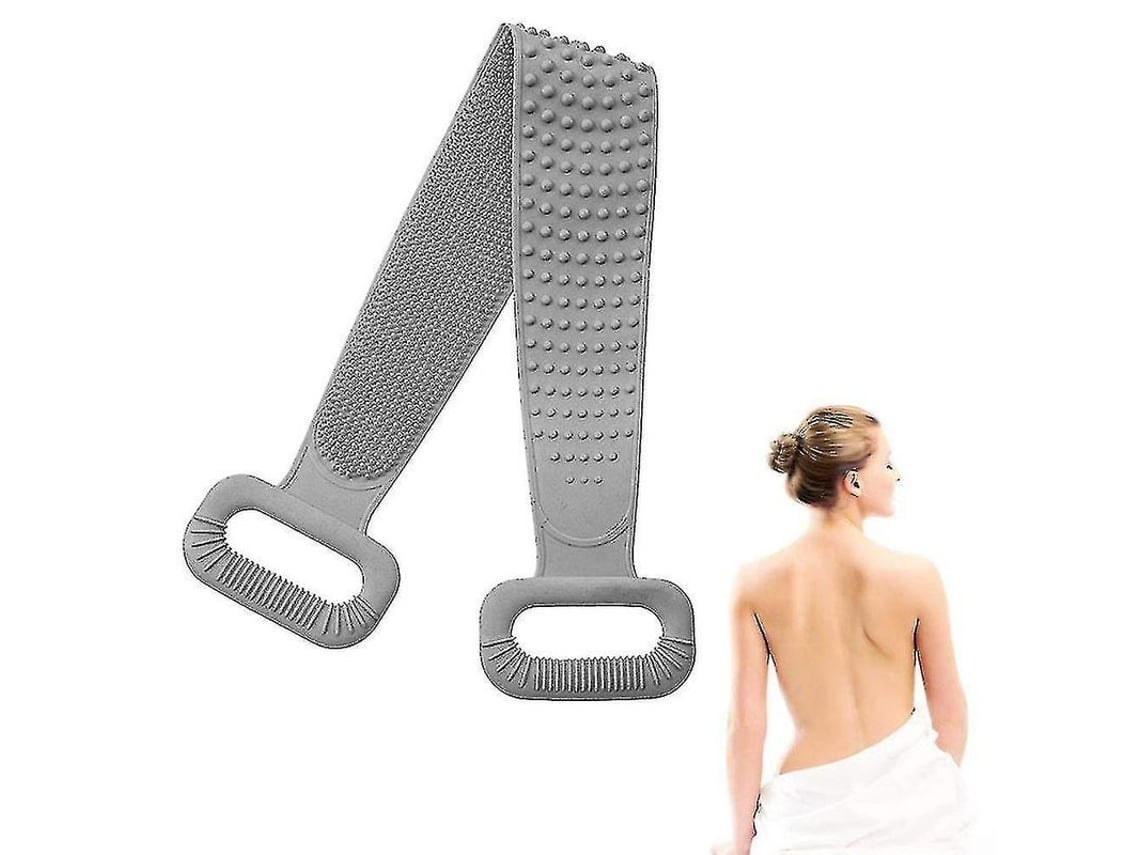 Cepillo De Baño De Silicona Para La Espalda, Cepillo De Masaje Exfoliante, Para Hombres Y Mujeres, 76 Cm