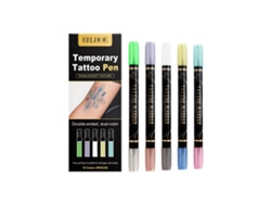 Bolígrafo para tatuajes temporales con dos puntas