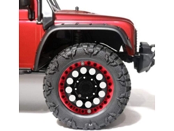 Piezas De Llantas Beadlock De Aluminio De 0,9 Pulgadas Para Coche Rc Crawler Scx10/10 - Acabado