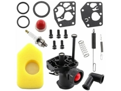 Kit de carburador para cortacésped Briggs Stratton 499809 498809a 494406 y filtro de aire 698369, resorte regulador 691859 692211 D Panoona