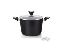 Cacerola Honda ORBEGOZO De Aluminio Forjado 24Cm Capacidad 6 L Revestimiento De Mármol Antiadherente.
