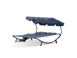 Tumbona Doble CONCEPT U (Gris - Acero - 200x173x41 cm)