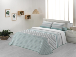 Colcha JVR Haiti (Poliéster - Azul - 180 cm)