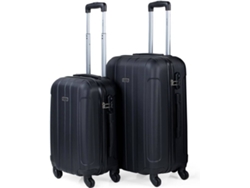 Conjunto de Maletas de Viaje ITACA Negro