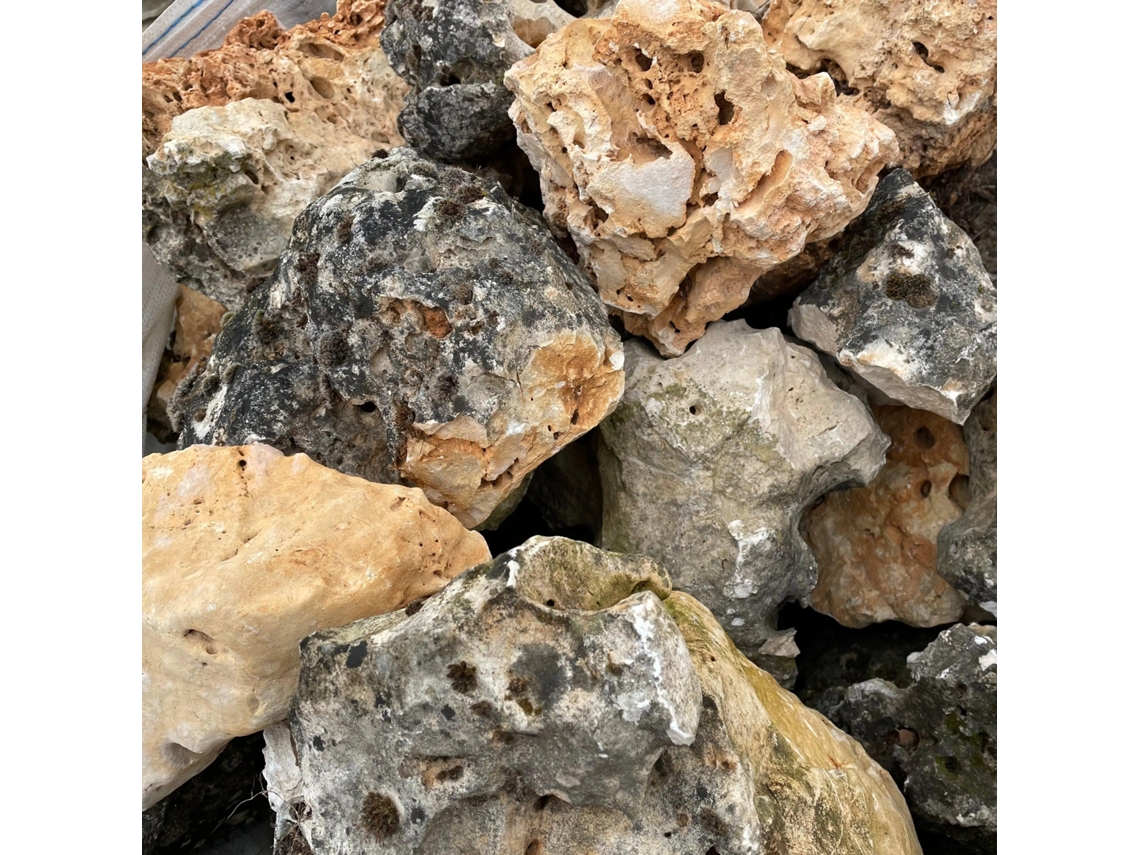 Unidad de piedra para rocalla con agujeros / 100-500 mm