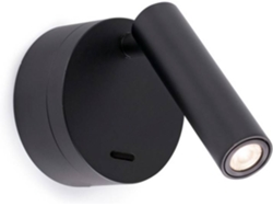 Aplique FARO BARCELONA Boc LED (3W - Aluminio - Negro)