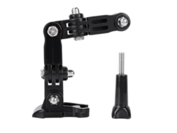 Brazo Soporte Para Casco Gopro Xiaoyi Bracket Ajustable Adaptador Para Cámara Deportiva