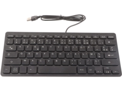 Teclado Mecánico Ergonómico Con Cable De 78 Teclas Para Portátil
