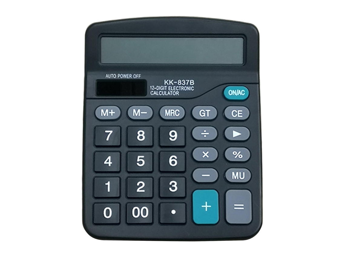 Calculadora electrónica de 12 dígitos Calculadoras de escritorio de pantalla grande Oficina en casa ALLINLESS