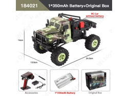 Mini Coche Rc 118 4wd Off Road Con Luces Led 2.4g, Vehículo Eléctrico De Escalada, Control Remoto Para Niños Aeuzwr