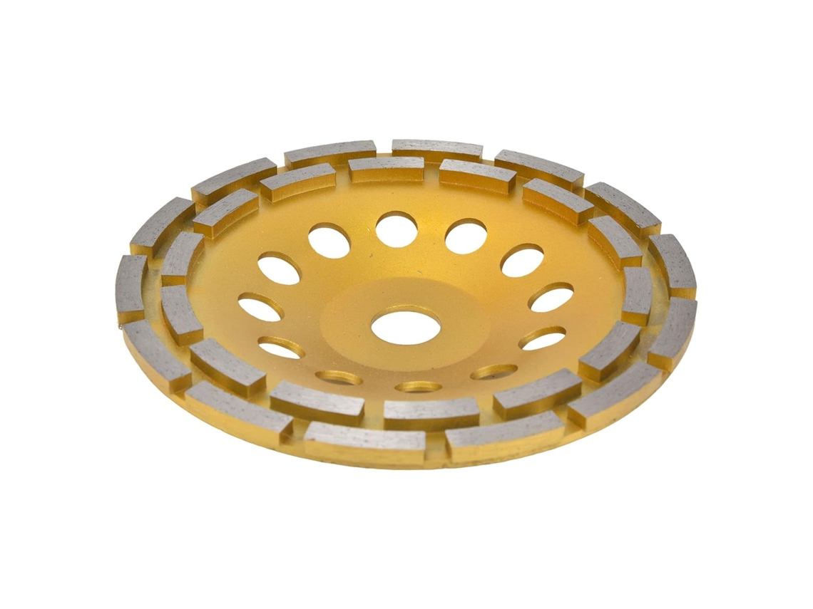 Diamante Amoladora Angular: Eficazmente Hormigón, Mármol Granito. Amarillo. 1 Unidad. (180 Mm).