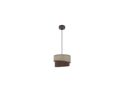 Lámpara colgante Hara 1xe27 Marrón/marrón Regx35x35 Cm Fabrilamp