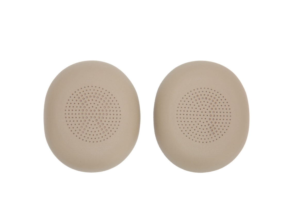 Almofadas De Ouvido Para Fones Jabra Elite 45h Evolve2 65 Ms Uc Couro De Proteína Substituição Ouro