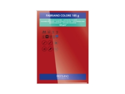 FABRIANO Cartulina A4 185 g/m² Rojo 50 Hojas