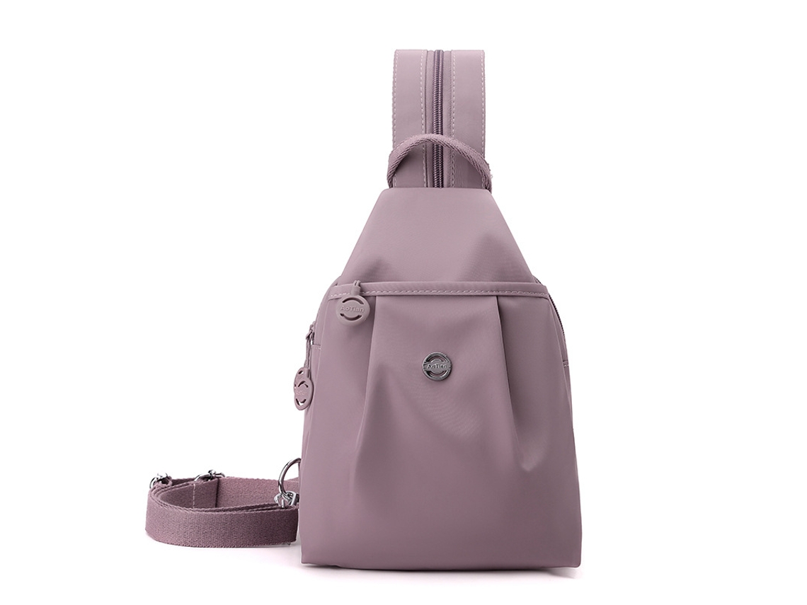 Bolsa impermeable 2 en 1 para el día a día, modelo convertible en tela Oxford (morado claro) Eifson