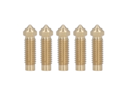 5 Boquillas De Extrusor Hotend De 0,4 Mm M6 De Latón Para Impresora 3d Neptune 4plus 4max