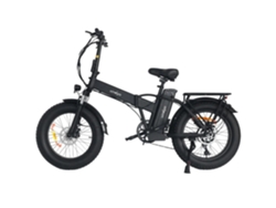 Bicicleta eléctrica F21 Pro con motor de 250 W, batería de 48 V y 12,5 Ah, neumáticos de 20 x 4 pulgadas, color negro Windgoo