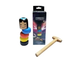 Ats-1 Set Muñeco De Madera Inquebrantable Juguete Trucos Props Escenario Juguete Divertido Regalo