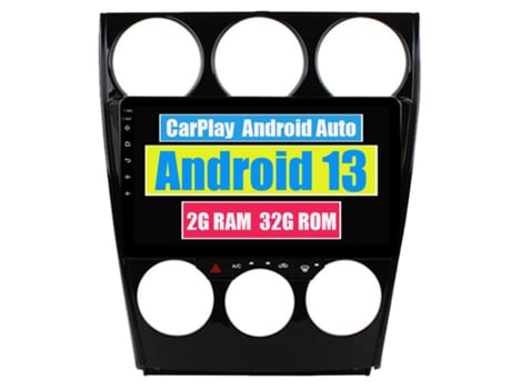 Autoradio Multimedia ROVERONE para Mazda 6 2002 - 2008 CarPlay Android Coche Radio Bluetooth Navegación