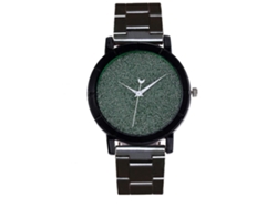 Reloj De Pulsera De Acero Inoxidable Para Mujer Con Diamantes De Imitación, Calendario De Cuarzo, Resistente Al Agua (esfera Blanca)