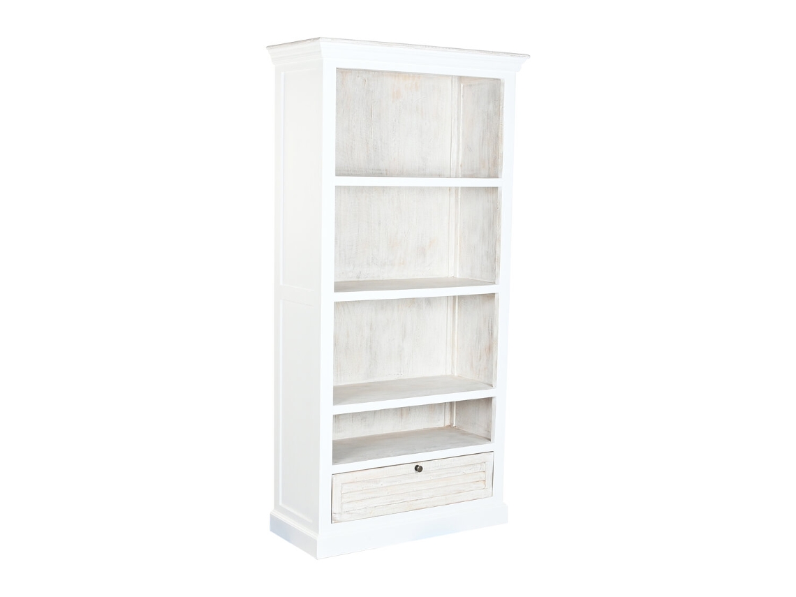Estanteria Mango Desgastado Blanco 90x40x180cm