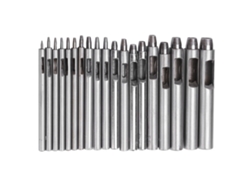 Juego De Herramientas Perforadoras De Agujeros Redondos Y Rectos, De Acero, Para Trabajos En Cuero, Accesorios De Bricolaje, 0,5~10 Mm