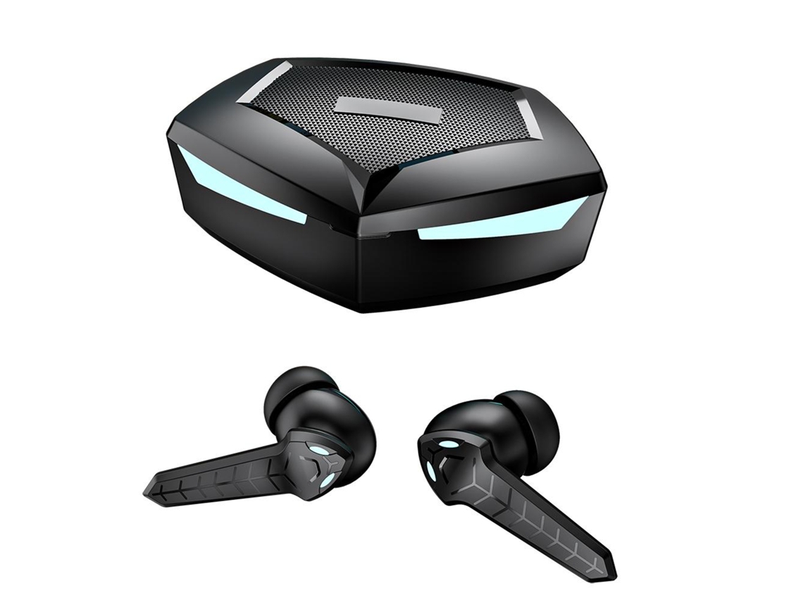 Fone De Ouvido Sem Fio Gaming Bluetooth 5.4 Earbuds Com Som Estéreo 360° E Baixa Latência Preto
