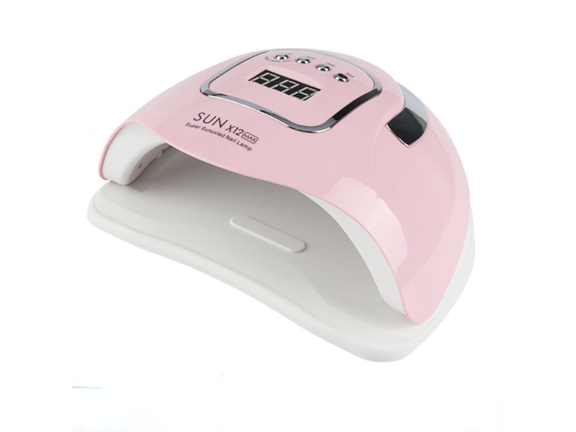 Lámpara UV para uñas X12 Max con temporizador, 280 W, 66 LED rosas, Yunzii