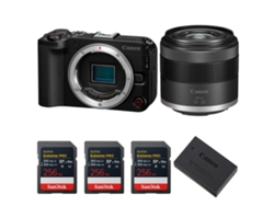 Canon Eos R50 V + Rf-s 14-30mm F/4.5-6.3 Is Stm Pz + 3 Sandisk 256gb Extreme Pro Uhs-ii Sdxc + Canon Lp-e17 + Ebook Pricedirect