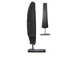 HYMNORA Funda impermeable para sombrillas de patio, con cordón y cremallera, tela Oxford duradera y fácil de limpiar, protección transpirable y resistente al 