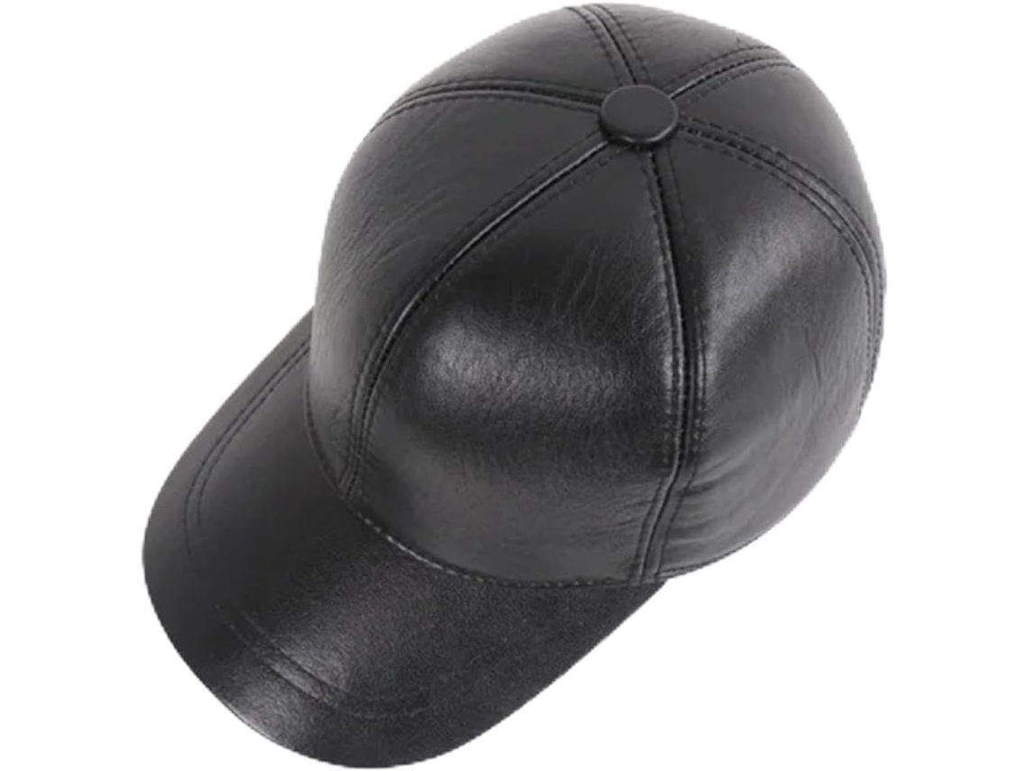 Gorras De Béisbol Informales De Piel De Oveja Auténtica Para Hombre.