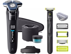 Máquina de Afeitar PHILIPS S7886/78 Rotativa (Autonomía: 60 min - Batería)