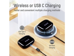Auriculares Bluetooth True Wireless ENZONS  Inalámbrico 60 horas jugando con pantalla LED de batería compatible con Android Iphone