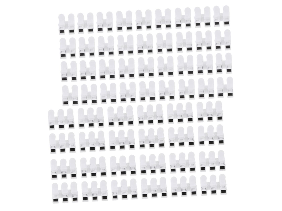 Conjunto De 100 Conectores De Mola Para Cabos, Para Terminais Elétricos De Iluminação Led.