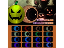 Pelota inflable de Halloween, 16 colores RGB, con control remoto