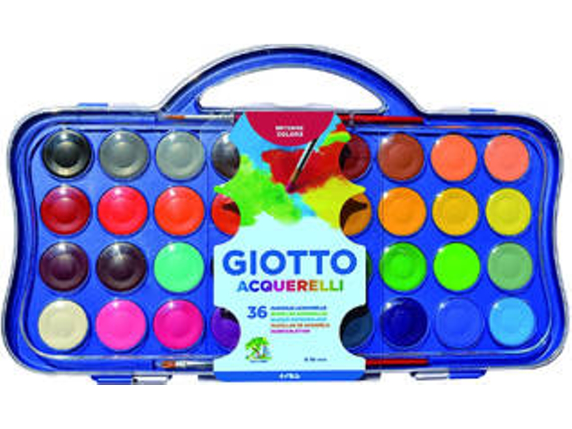 Caja de 36 Acuarelas GIOTTO Colores surtidos
