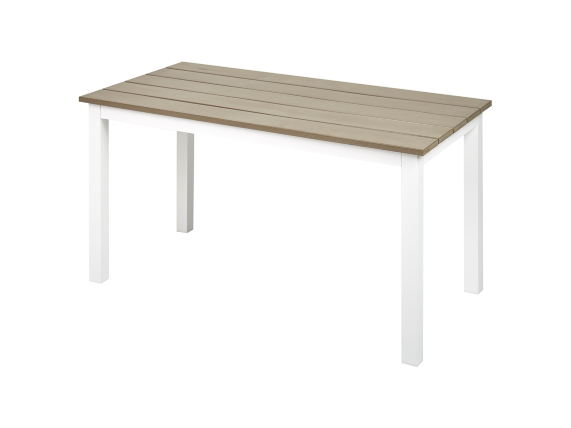 Mesa De Refeição De Jardim Messina 100 Cm 52 Cm Branco