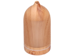 Difusor De Aromas Y Humidificador Con Luz Nocturna, Usb, 200 Ml, Acabado En Madera Clara, Silencioso (35 Db).
