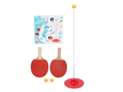 Kit Portátil De Entrenamiento De Tenis De Mesa Con Eje Flexible Para Niños Y Adultos.