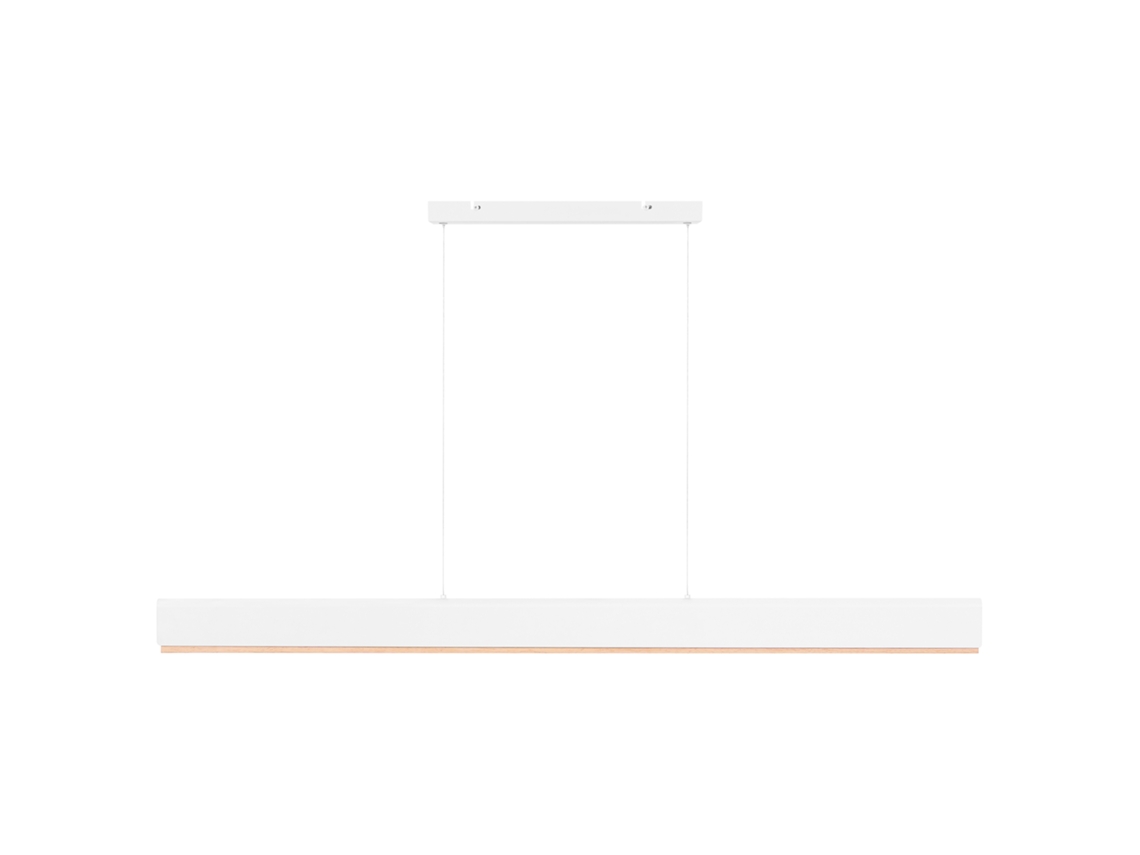 Candeeiro Led Suspenso Mara Metal Branco