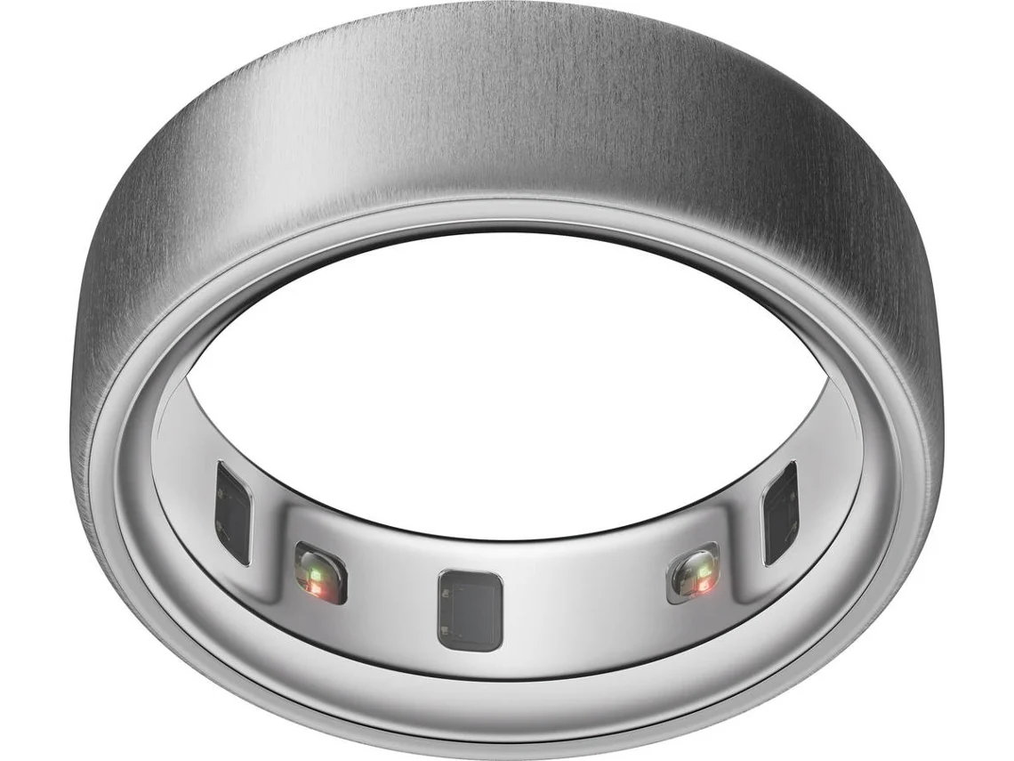Smart Ring OURA Ring 4 - (Prata Escovada - Tamanho 12)