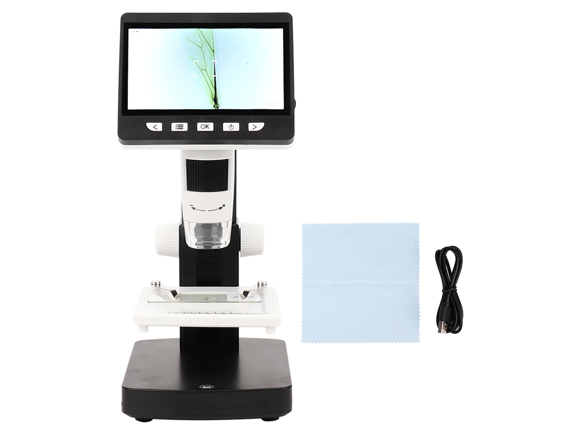 TRUYUETY Microscopio HD 1000X Portátil 1080P con Pantalla y Base Antideslizante para Windows XP / Vista / OS X