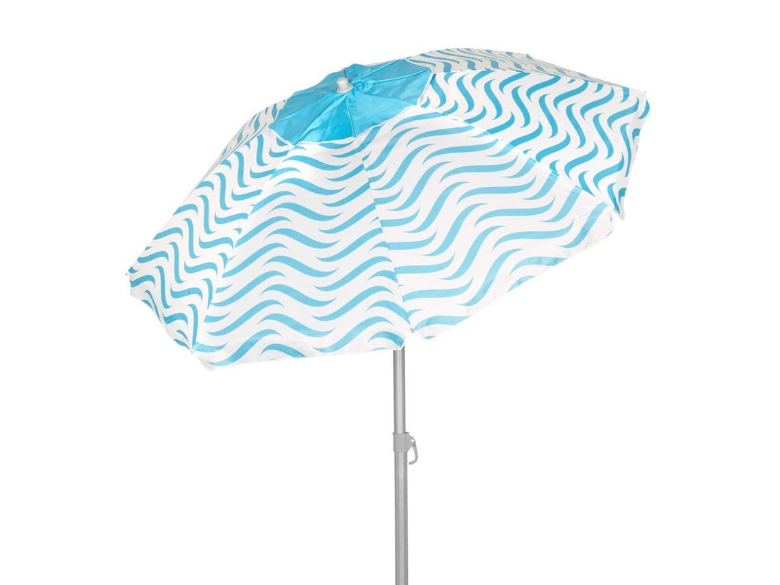 Aktive sombrilla de playa antiviento 8 varillas 200 cm olas playa
