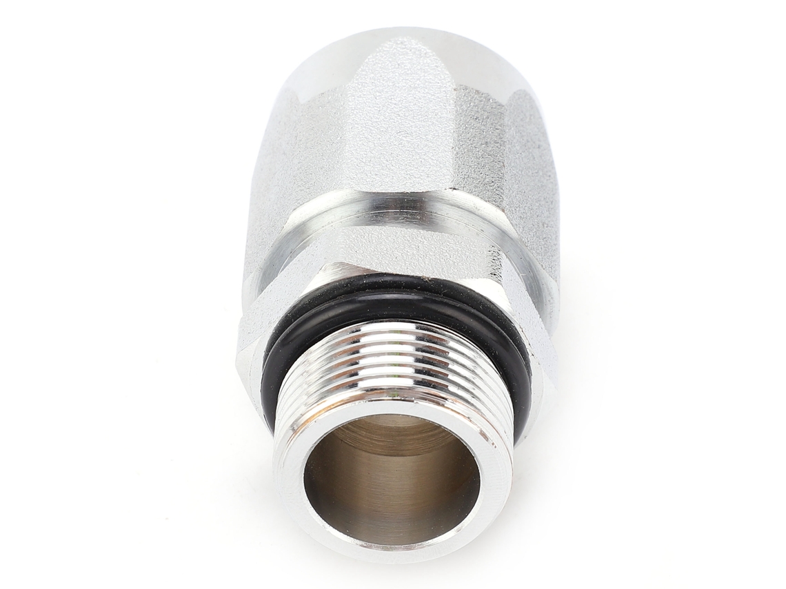 Conector de tubería de aceite de plata de 3/4 de pulgada para inyectores