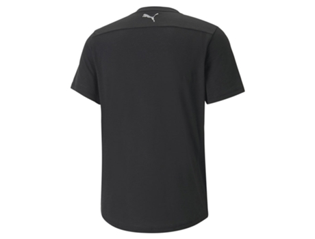 Camiseta de Hombre para Running PUMA Logo Negro (S)