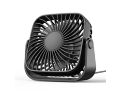Ventilador De Escritorio Silencioso Portátil Con Alimentación Usb (negro) Gertiz