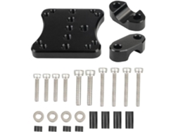 Soporte De Montaje Gps Para Manillares De Motocicleta De 12 Mm, Navegación Ajustable, Abrazadera De Plástico Negro.