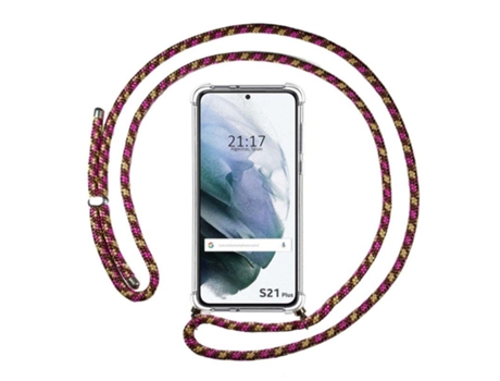 Carcasa Samsung Galaxy S21 Plus TUMUNDOSMARTPHONE Colgante Rosa